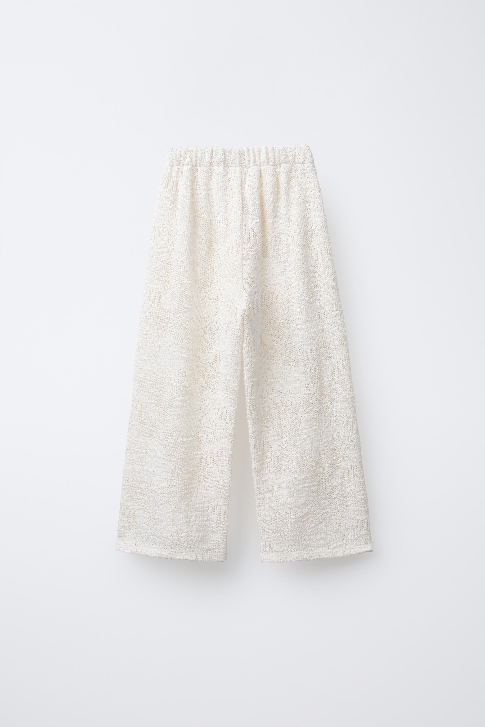 STRAIGHT FIT KNIT TROUSERS | Zara AU