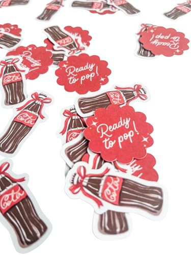 She's Ready to Pop Baby Shower 50 Pack Confetti Soda Theme | Amazon (US)