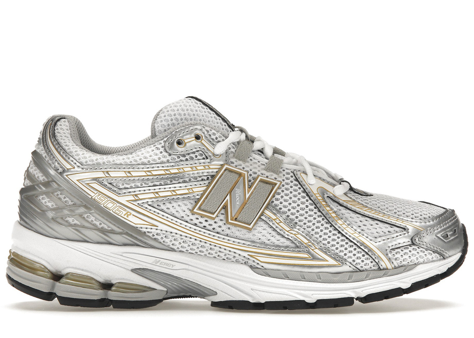 Men's New Balance 1906R Sneakers in White/Rain Cloud/Silver Metallic | StockX