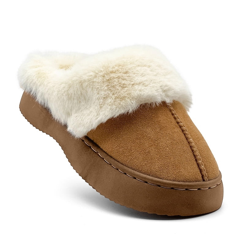 Fuzzy House Slippers for Girls Boys, Kids Soft Plush House Shoes Winter Warm Indoor Outdoor Slipp... | Walmart (US)