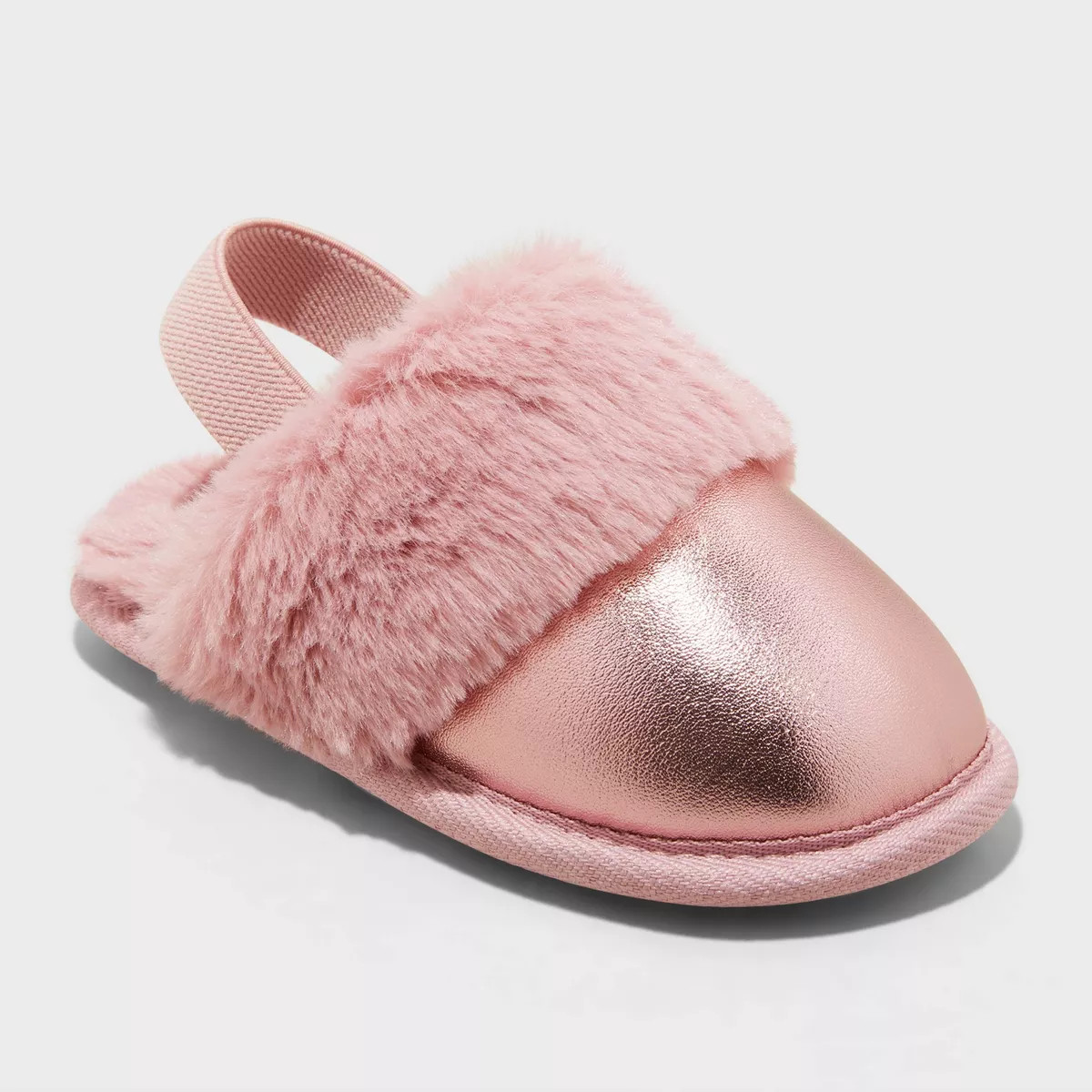 Toddler Lila Metallic Scuff Slippers - Cat & Jack™ | Target