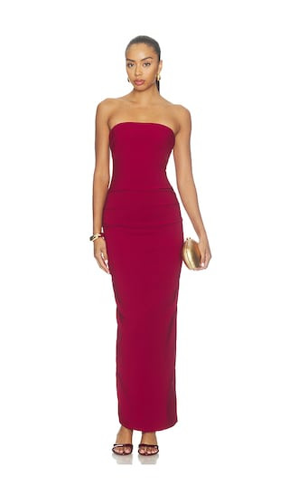 Chastine Maxi Dress in Red | Revolve Clothing (Global)