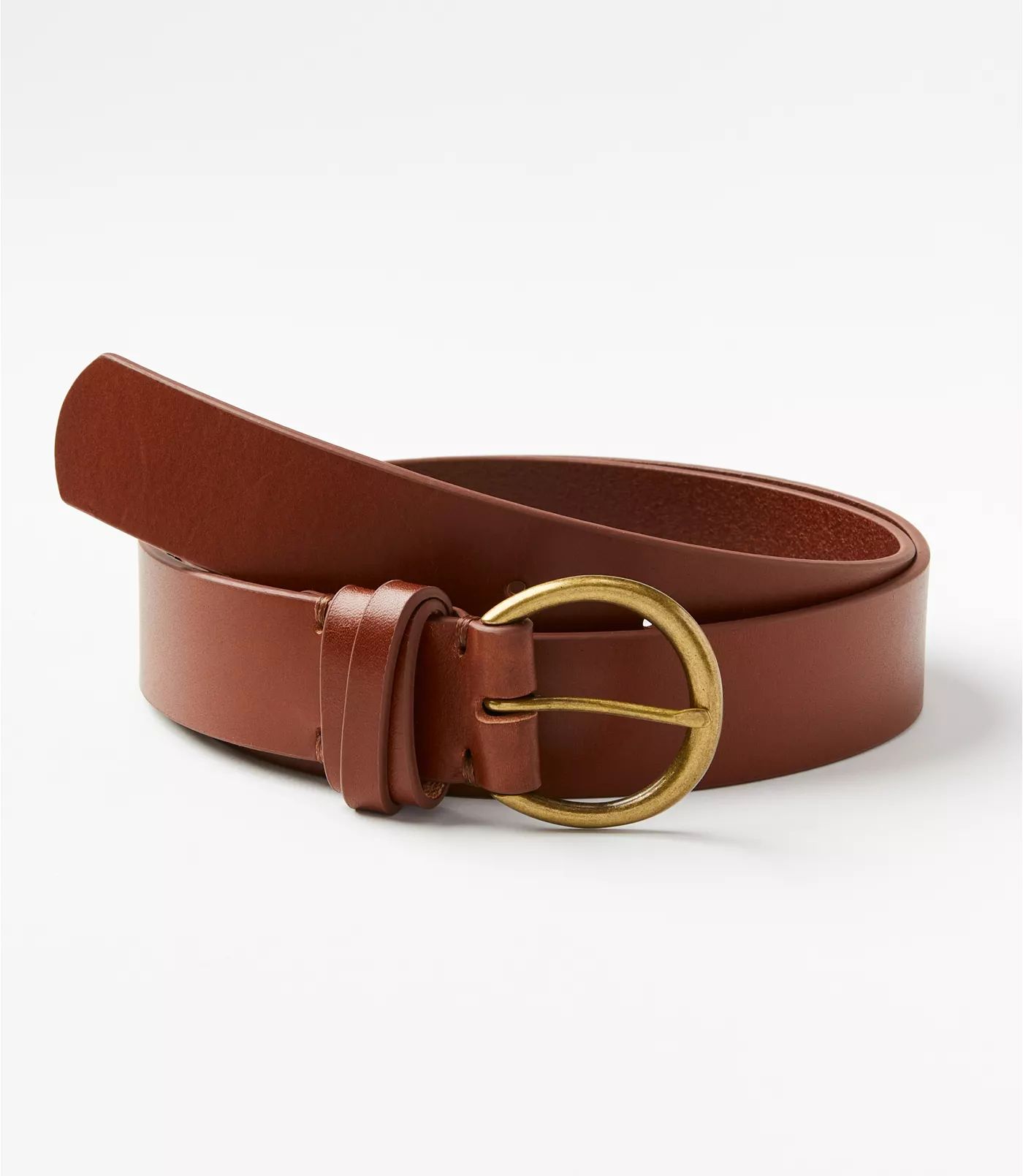 Double Keeper Leather Belt | LOFT