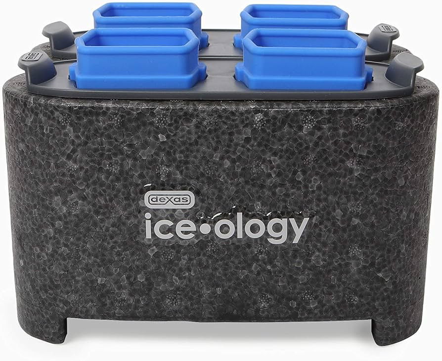 Dexas ice•ology Silicone Clear Ice Maker Tray for Crystal Clear Craft Cocktail Ice, 4 Count Cub... | Amazon (US)