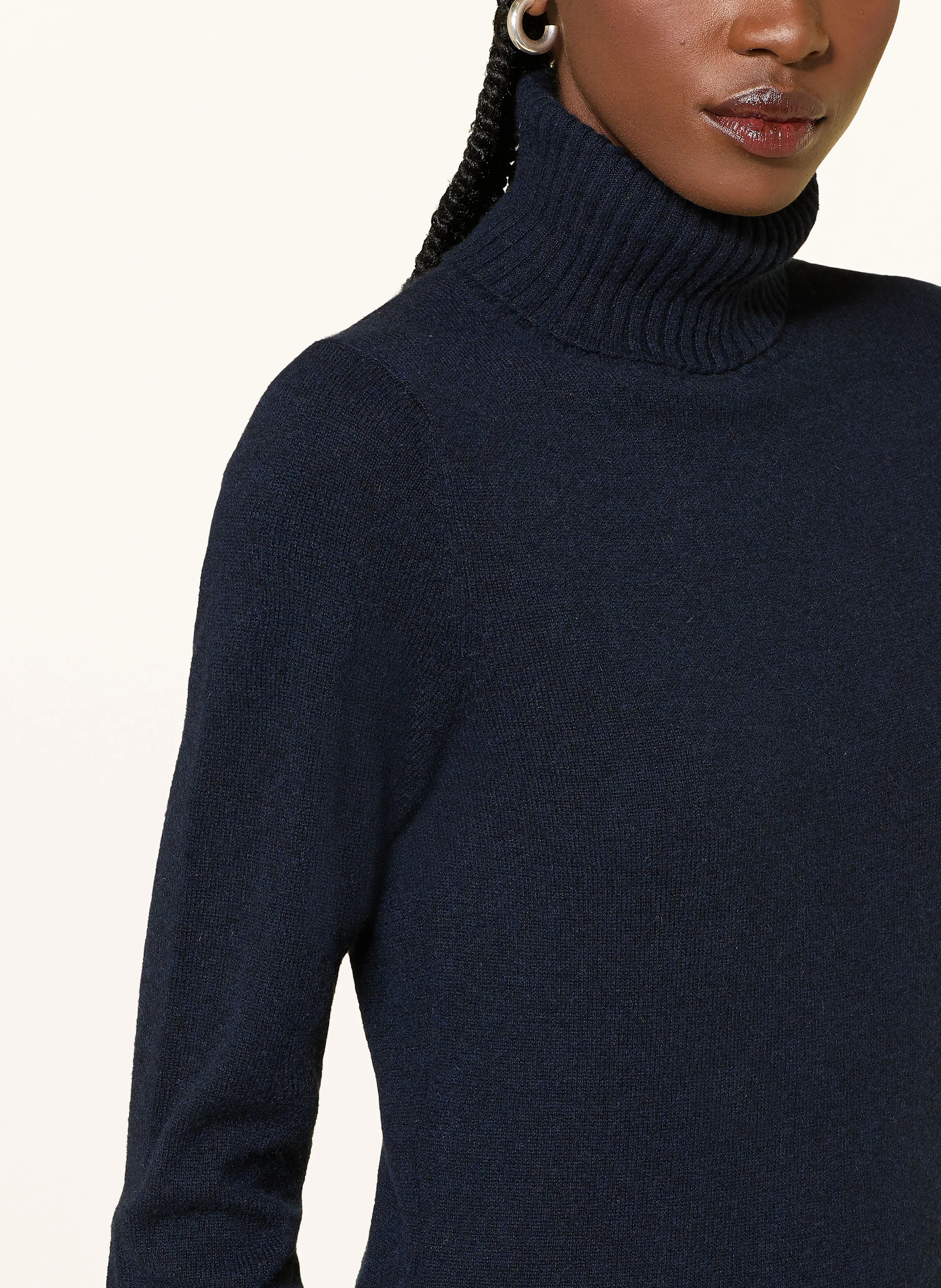 FTC CASHMERE Rollkragenpullover aus Cashmere in dunkelblau | Breuninger (DACH)