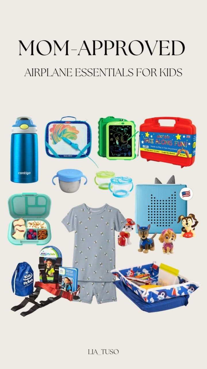 ✈️ Mom-approved airplane must-haves (summer edition!)
These are the little lifesavers I always pack to keep my kiddo comfy, calm, and entertained at 30,000 feet.

#TravelWithKids #FlyingWithLittles #MomLifeOnTheGo 

 #LTKTravel #LTKKids #LTKFamily