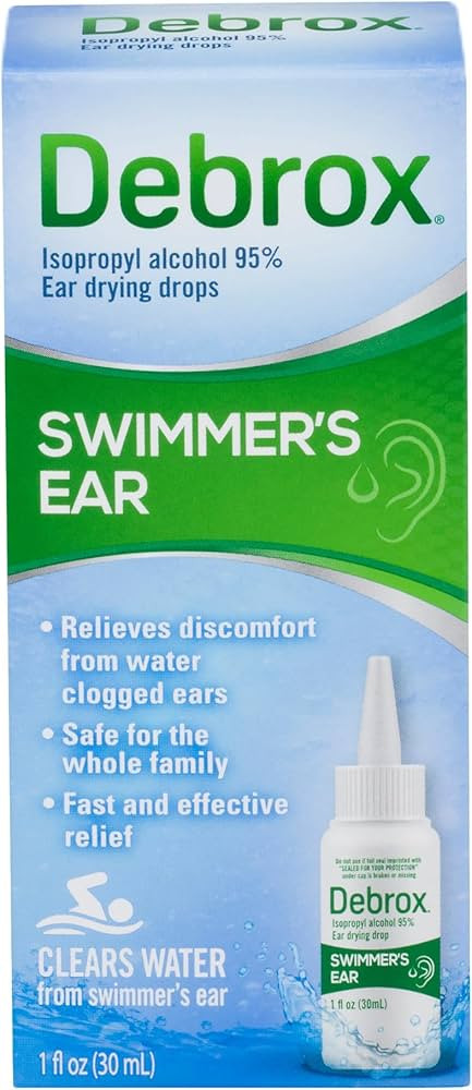 Debrox Swimmer’s Ear Drops, Ear Drying Drops for Adults and Kids, 1 Fl Oz | Amazon (US)