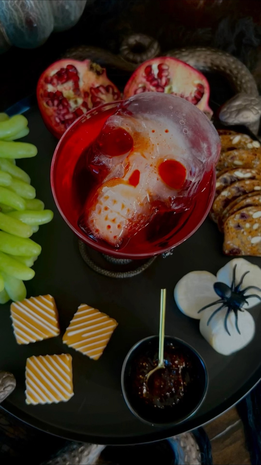 Spooky cocktail party ✔️

Halloween kicks off my favorite part of the year and I’m obsessed with these new serveware finds! Best part…they’re all on sale! Get them before they’re gone. 

Bloody Skull Cocktail: 
2 oz Pomegranate juice 
2 oz Sparkling water
1 oz of your favorite Silver Tequila 
Half of a fresh squeezed lime 
Shake with ice and serve immediately 



#LTKHalloween #LTKparties #LTKSeasonal