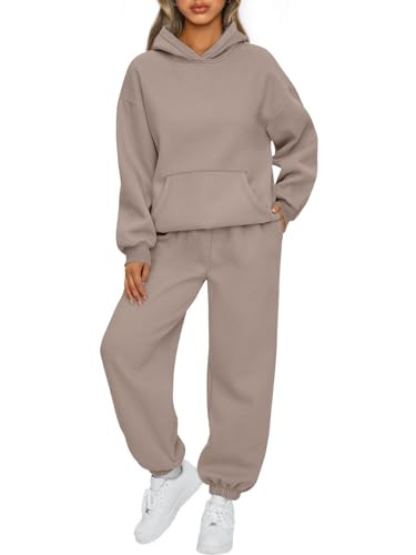 AUTOMET Womens 2 Piece Outfits Lounge Hoodie Sweatsuit Sets Oversized Sweatshirt Baggy Fall Fashi... | Amazon (US)