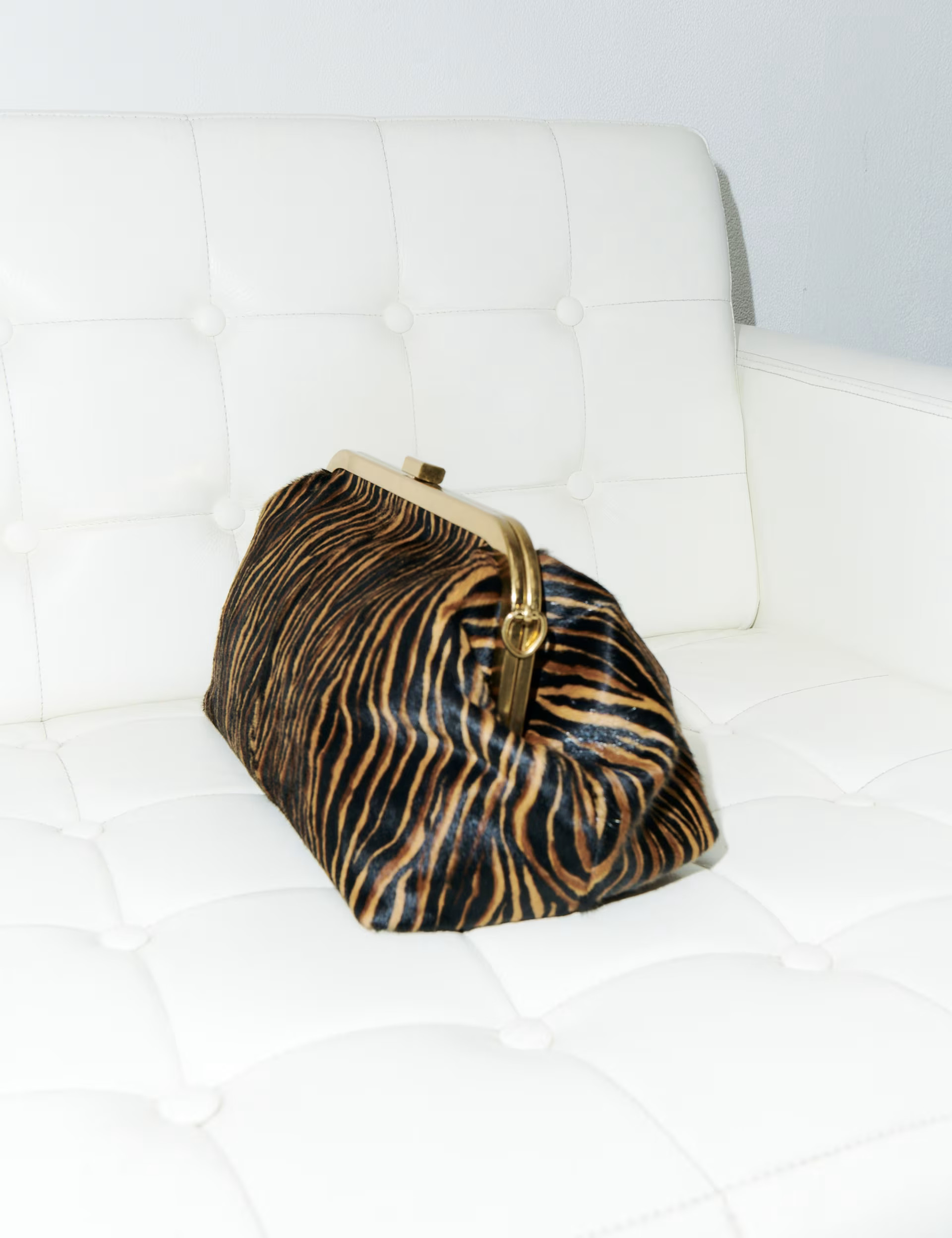 Animal-Print Leather Clutch Bag | Marks & Spencer (UK)