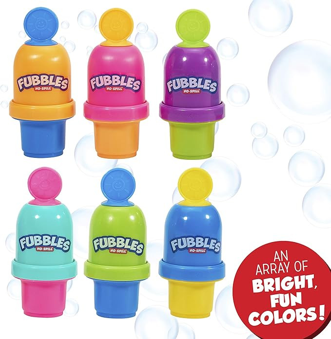 Fubbles Bubbles No-Spill Bubble Tumbler for Babies Toddlers and Kids | Includes 6oz Bubble Soluti... | Amazon (US)