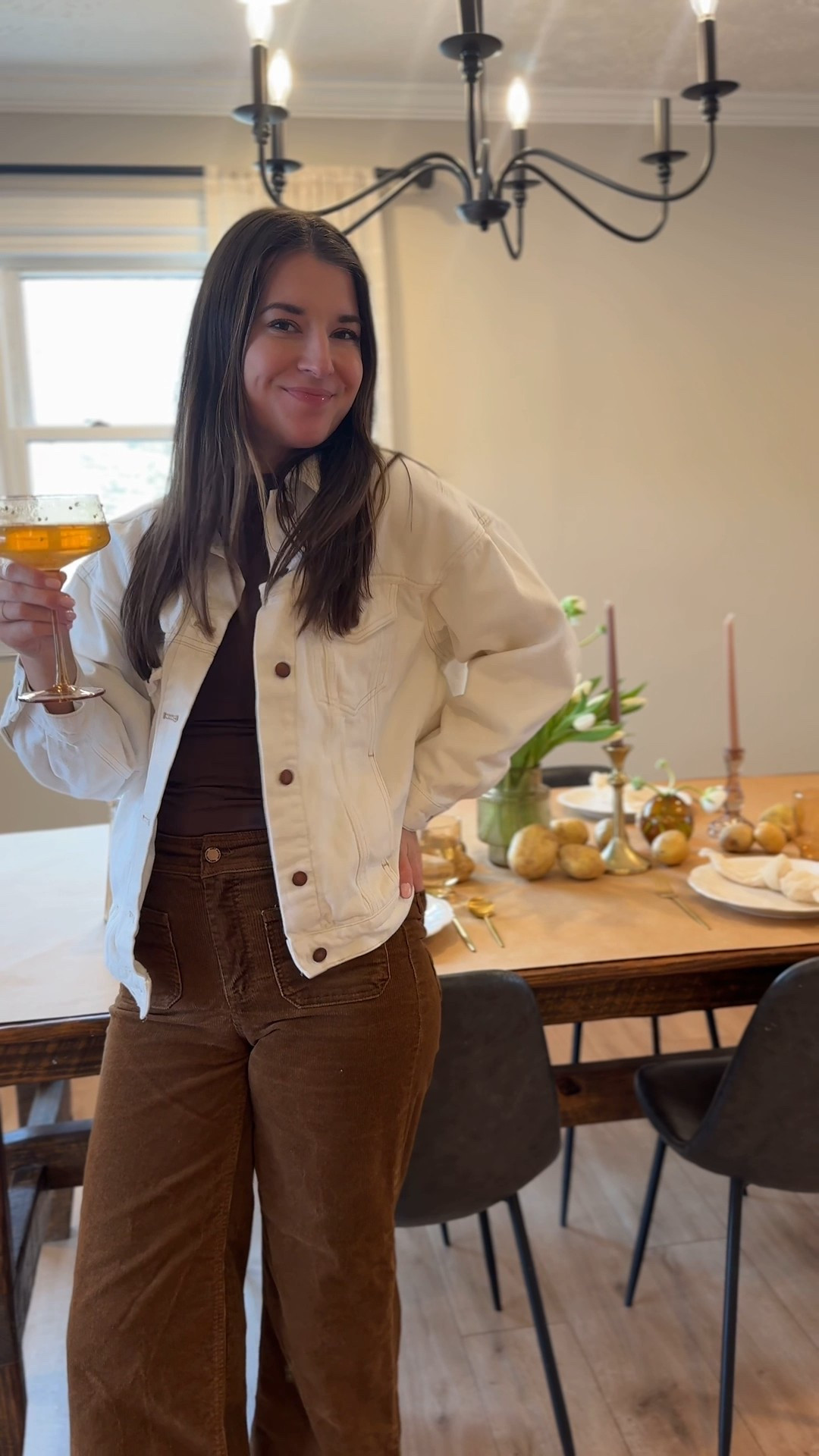 Spuds & Buds dinner party outfit. Brown top & pants 🥔🤎

#LTKStyleTip #LTKParties #LTKFindsUnder50