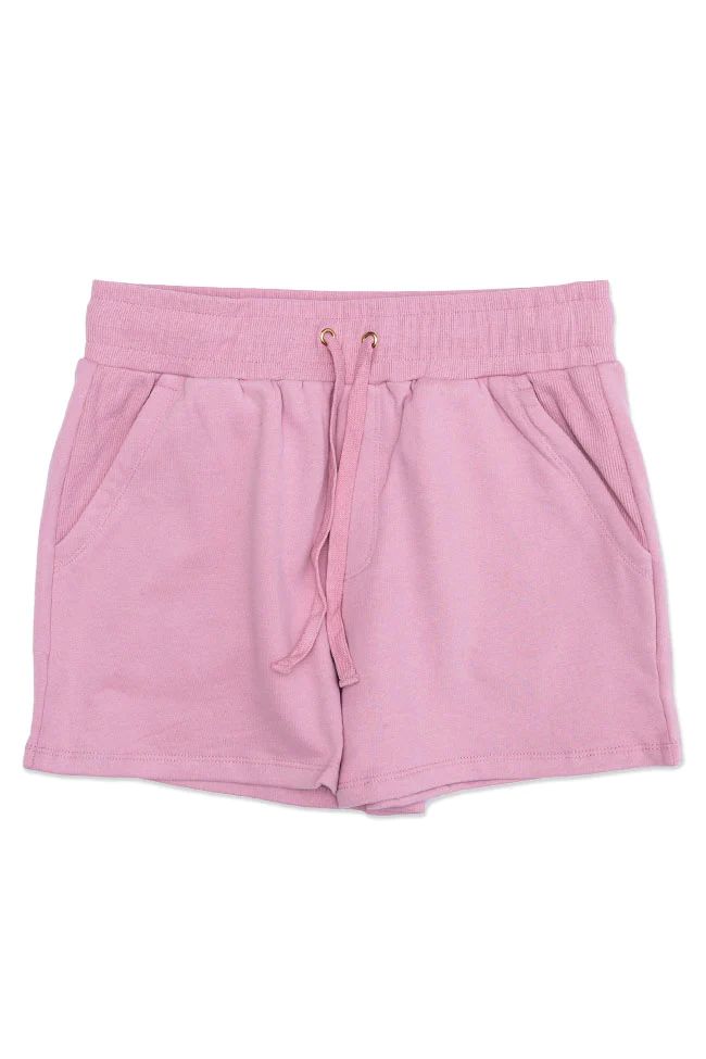 Infinite Heart Pink Lounge Shorts | Pink Lily
