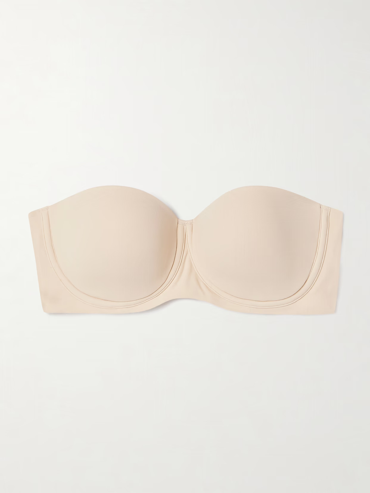 SKIMS - Fits Everybody Strapless Bra - Sand | NET-A-PORTER (US)