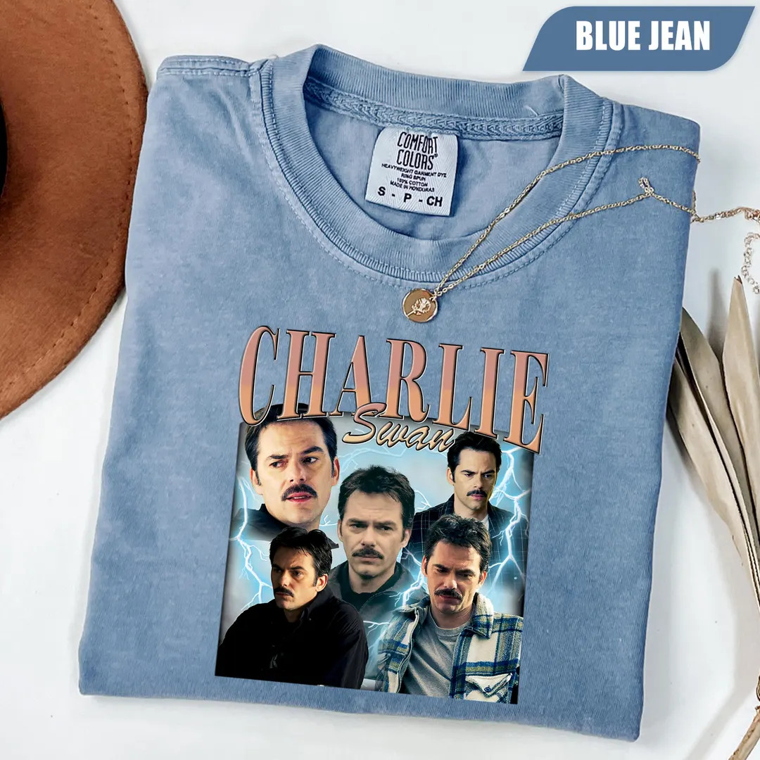 Charlie Swan Twilight Vintage Shirt, Charlie Swan Twilight 90s Graphic Tees, Twilight Shirt, Team... | Etsy (US)