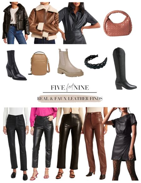 Real and faux leather finds for fall/winter 

#LTKSeasonal