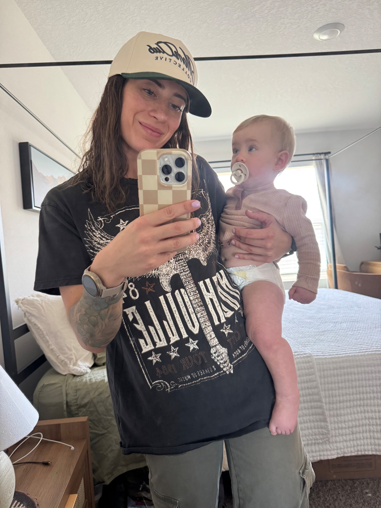 Mom outfit. 
Amazon hat.
Target pants from a few years ago. 

#LTKGiftGuide #LTKFindsUnder50 #LTKSummerEdit