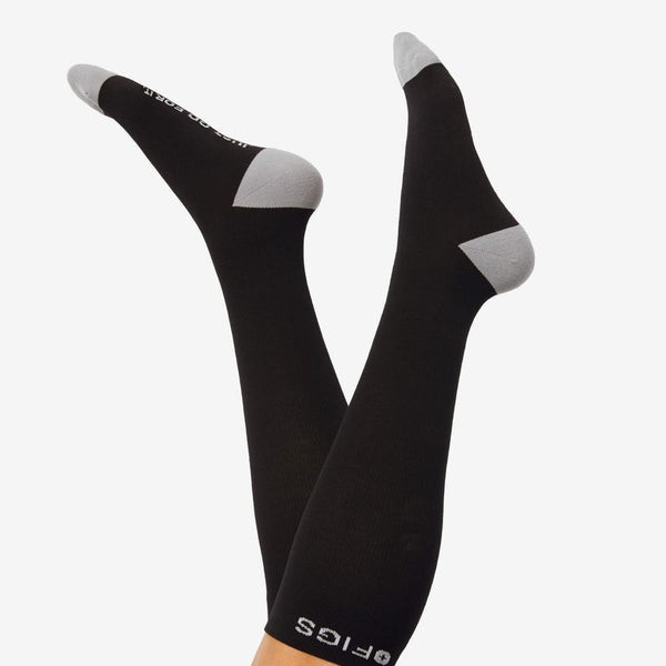 Women's Solid Compressions Socks - Black · FIGS | FIGS