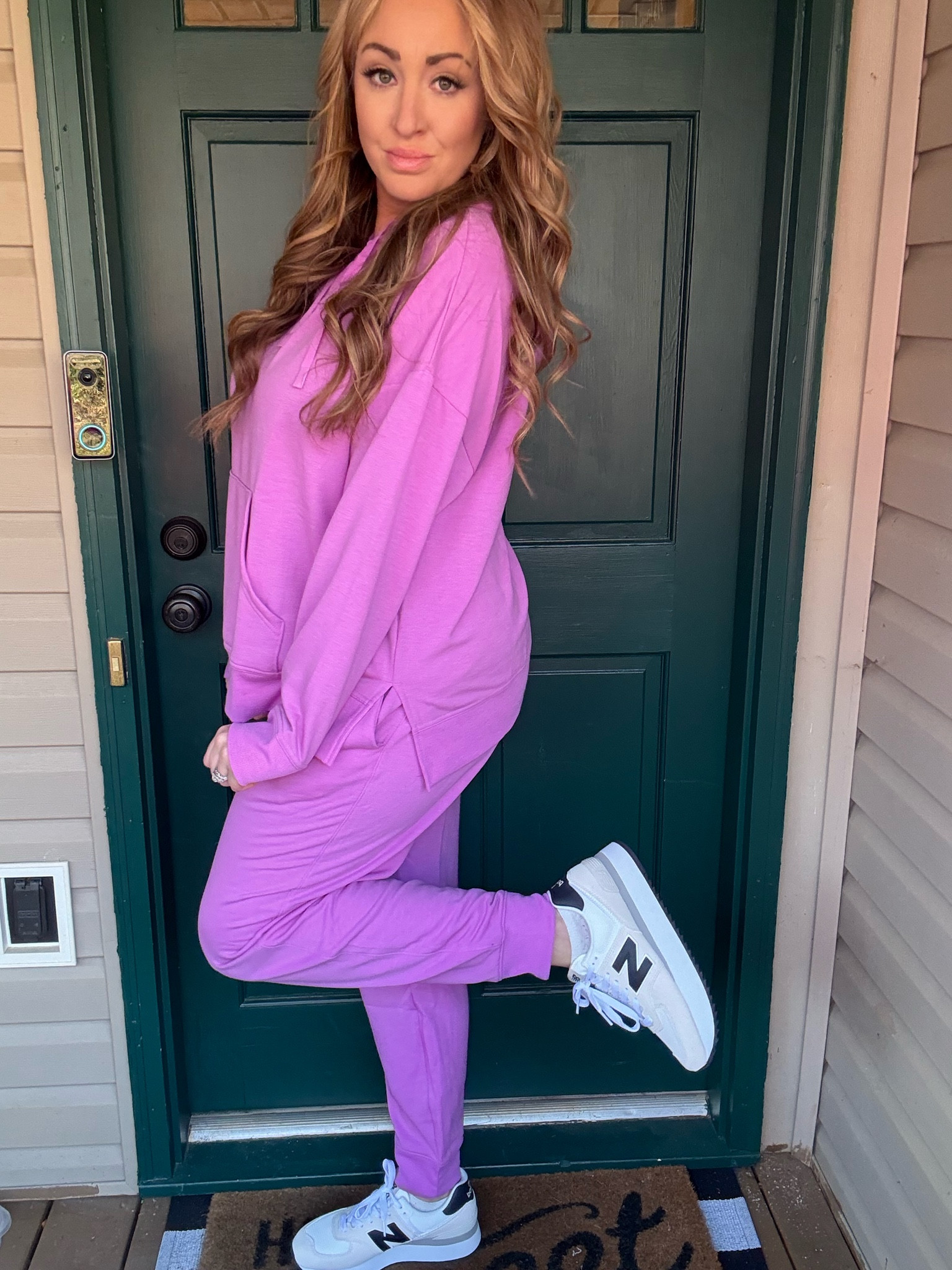 One of my favorite on-the-go mom outfits! The sweatpants and hoodie are on sale right now too! Plus I can’t resist a good platform shoe to add another inch 😂

#LTKSaleAlert #LTKFindsUnder50 #LTKStyleTip