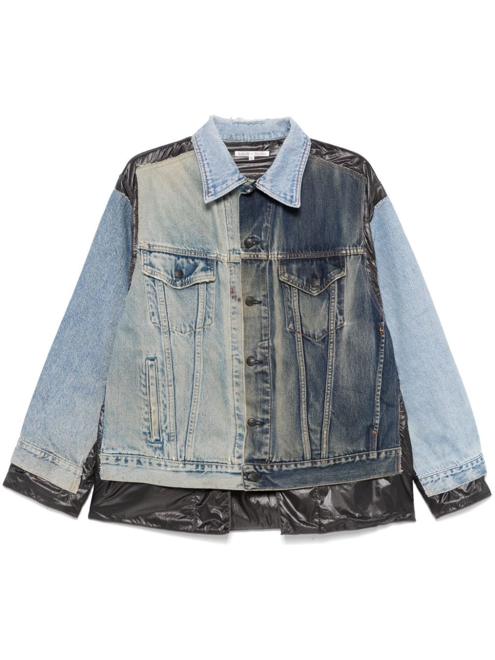 Needles patchwork jacket - Blue | Farfetch Global