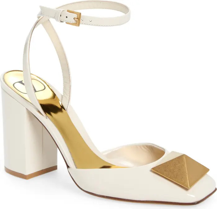 Valentino Garavani Valentino One Stud Ankle Strap Pump | Nordstrom | Nordstrom