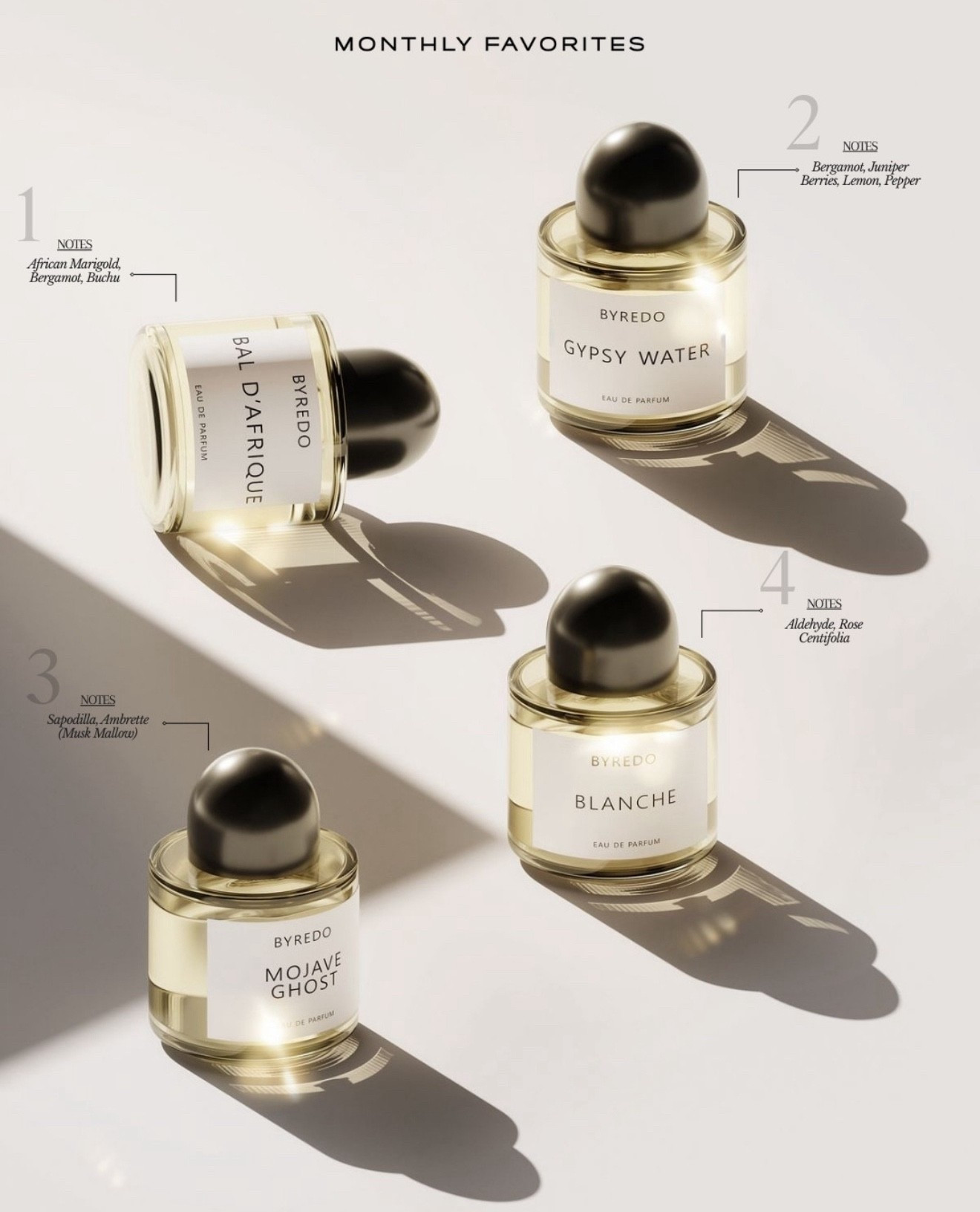 Product Spotlight of the Month: Byredo. A monthly favorite for mood-making fragrances and stripped-back design that lets the scent do the talking. We love how wearable—and memorable—these blends are: elevated, comforting, and perfect for everyday rotation. #montyfavorites

#LTKBeauty #LTKSeasonal #LTKStyleTip