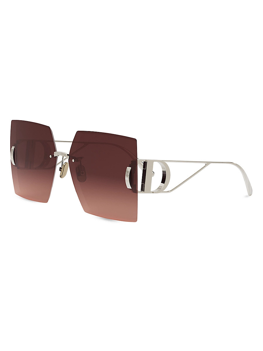 Women's 30Montaigne S7U 64MM Square Sunglasses - Gradient Brown Rose | Saks Fifth Avenue