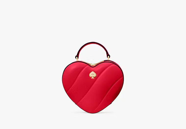 Love Shack Quilted 3D Heart Crossbody | Kate Spade Outlet