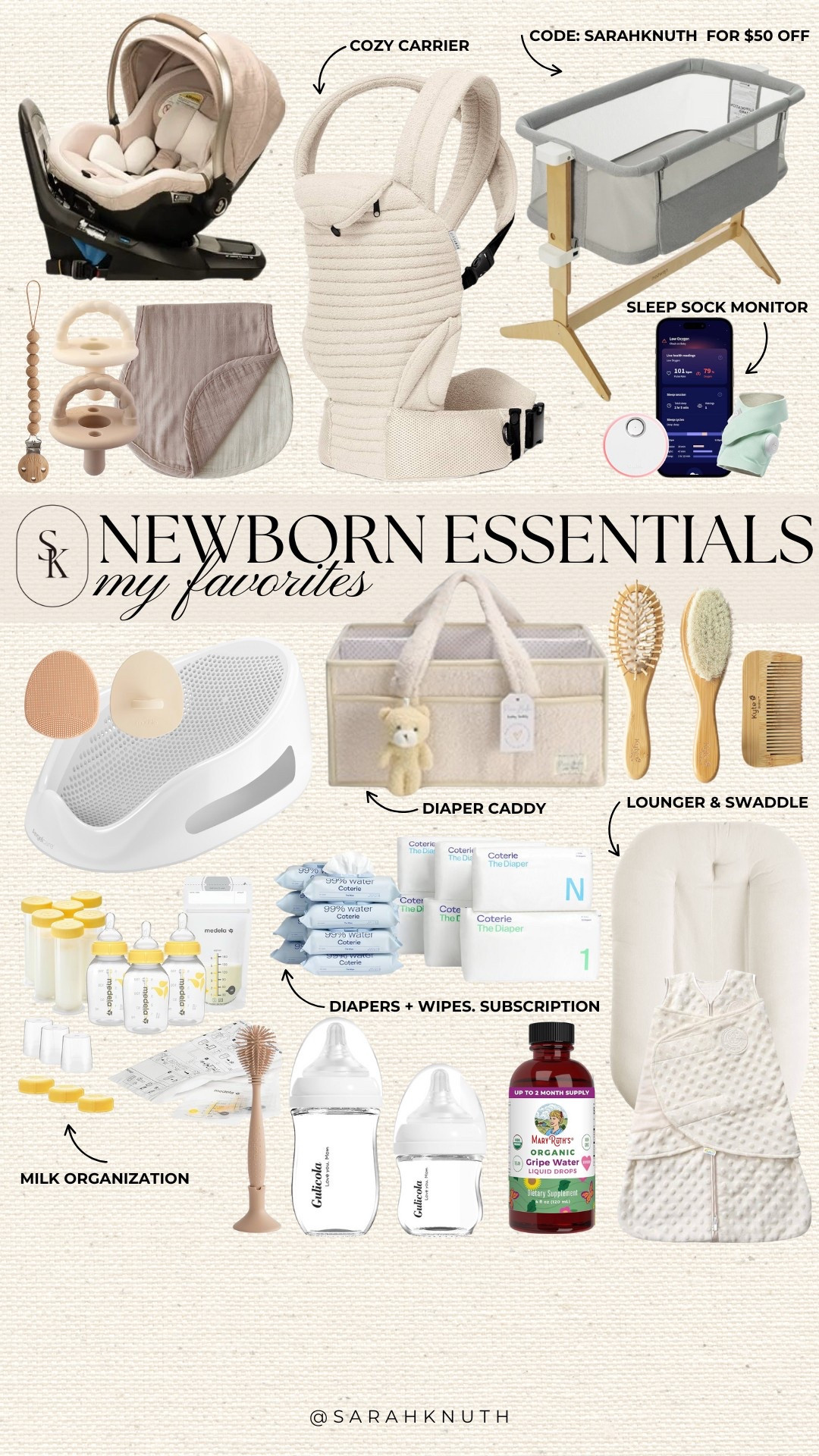 Newborn essentials