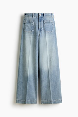 H & M - Wide High Jeans - Blue | H&M (UK, MY, IN, SG, PH, TW, HK)