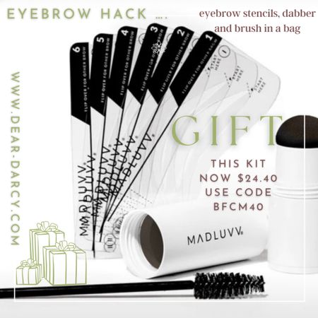 Eyebrow hack

Great gift idea🎁

Eyebrow stencil kit with stencils, dabber, brush and bag…. 40% off
Now $24.40 with code BFCm40

Hurry deal ends soon….
40% off entire site with code above



#LTKsalealert #LTKGiftGuide #LTKfindsunder50