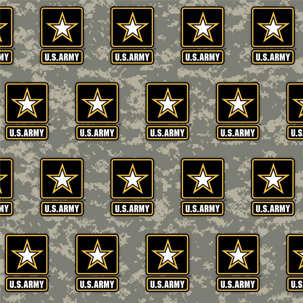 U.S. Army Logo on Camo Premium Roll Gift Wrap Wrapping Paper - Walmart.com | Walmart (US)