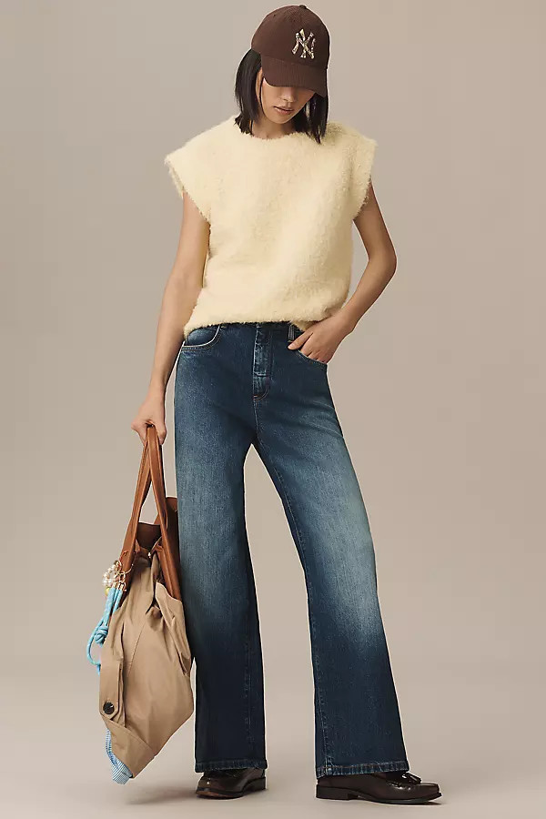 Slouchy High-Rise Wide-Leg Jeans | Anthropologie (US)