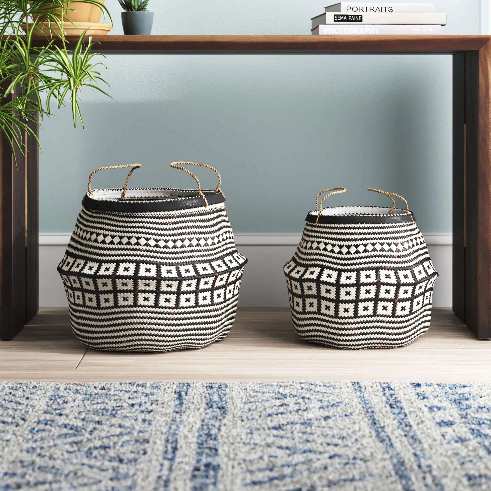 Mistana™ Eclectic 2 Piece Seagrass Basket Set & Reviews | Wayfair | Wayfair North America
