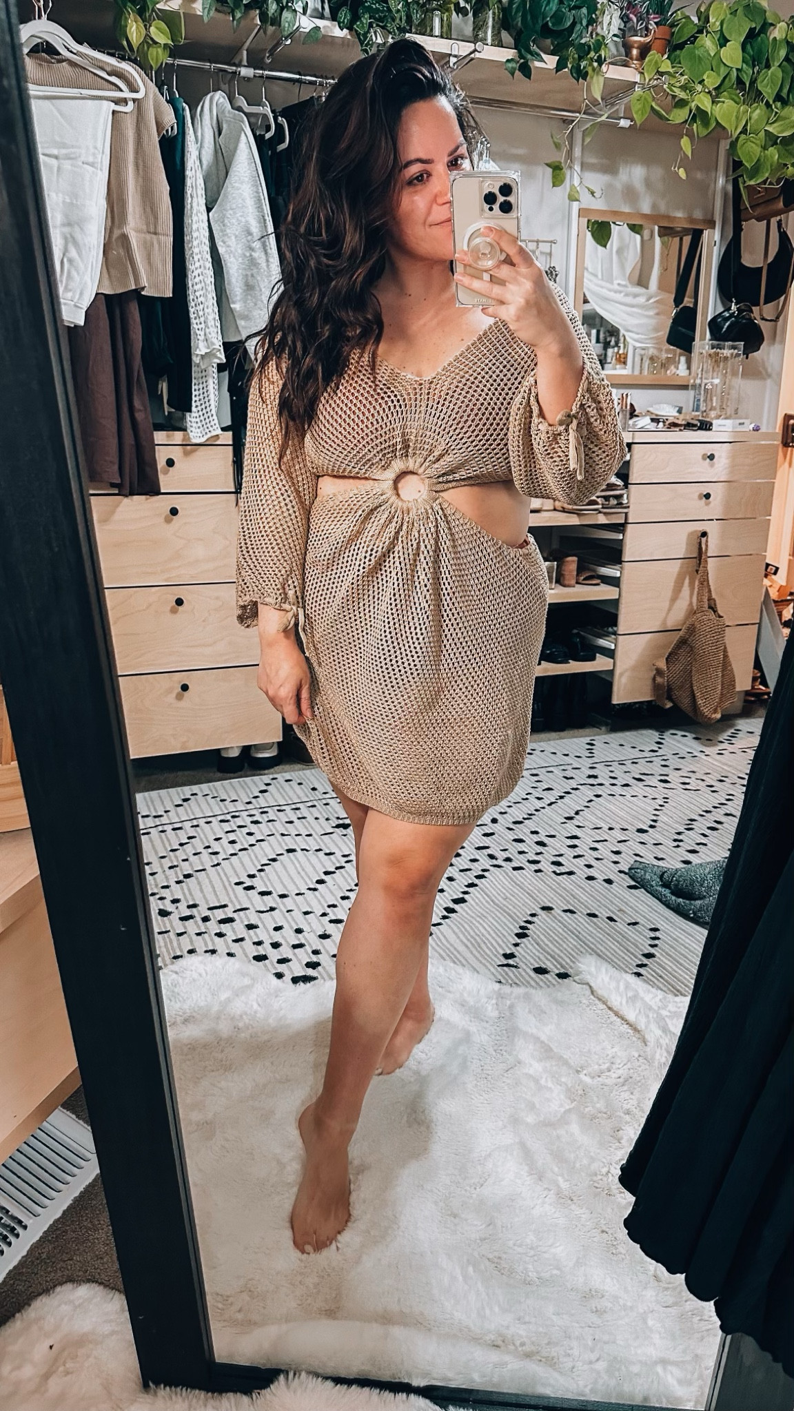 Summer - Spring - Coverup - Crochet - Tan Mini - Swimsuit 

#LTKstyletip #LTKswim #LTKSeasonal