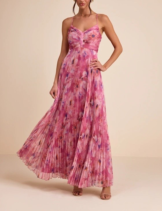 Enjoy garden parties and afteroon tea in the sensational Whitley Pink Floral Pleated Sleeveless Maxi Dress. This riveting dress is under $100.

Keywords: Maxi dress, floral print maxi dress, pink maxi dress, chiffon dress, spring break, spring break outfit, day date, date night outfits, spring outfit women, summer dress, wedding guest, wedding guest dress, resort outfit women, summer wedding guest, spring wedding guest, vacation dress, resort dress, resort dresses, pink maxi dress, Easter dress, Easter dress women, garden party, afternoon tea 

#LTKSpringSale 

#LTKWedding #LTKTravel