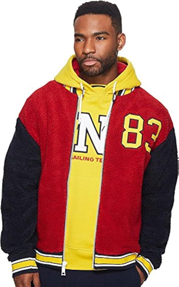 Nautica Mens Lil Yachty Full Zip Bomber Jacket | Amazon (US)