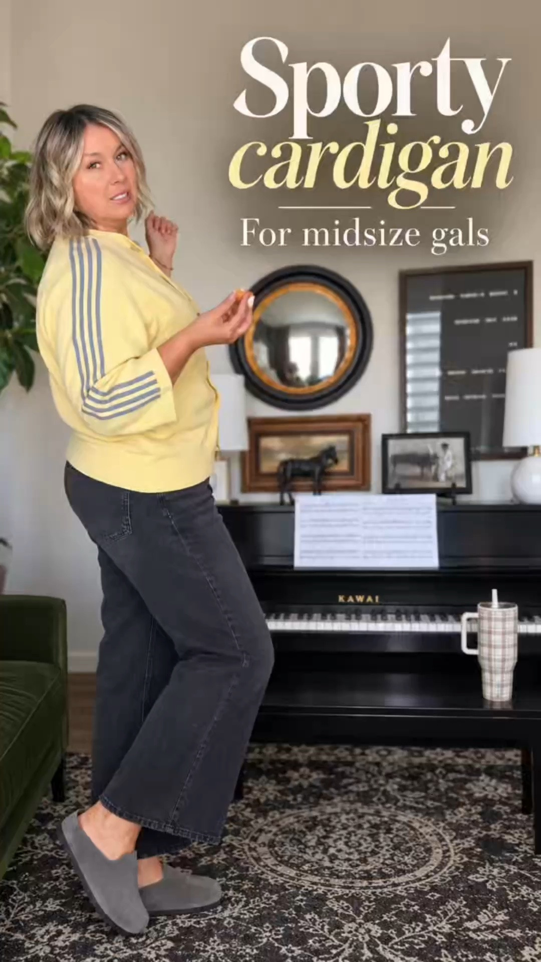 Sporty cardigan outfit for midsize women over 50 💛 Easy, comfy everyday style with relaxed jeans and grey clogs. Comment SHOP for links! #MidsizeStyle #Over50Fashion #MidlifeStyle #CasualOutfit #MidsizeFashion
@Birkenstock US
