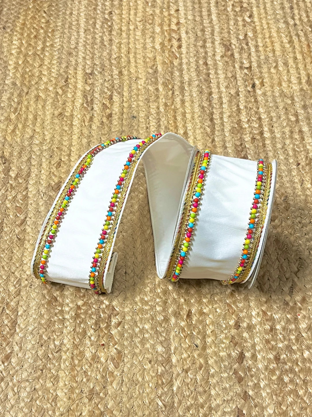 4 Inch Beaded Candy Edge Ribbon 5 Yards Wired - Etsy | Etsy (US)