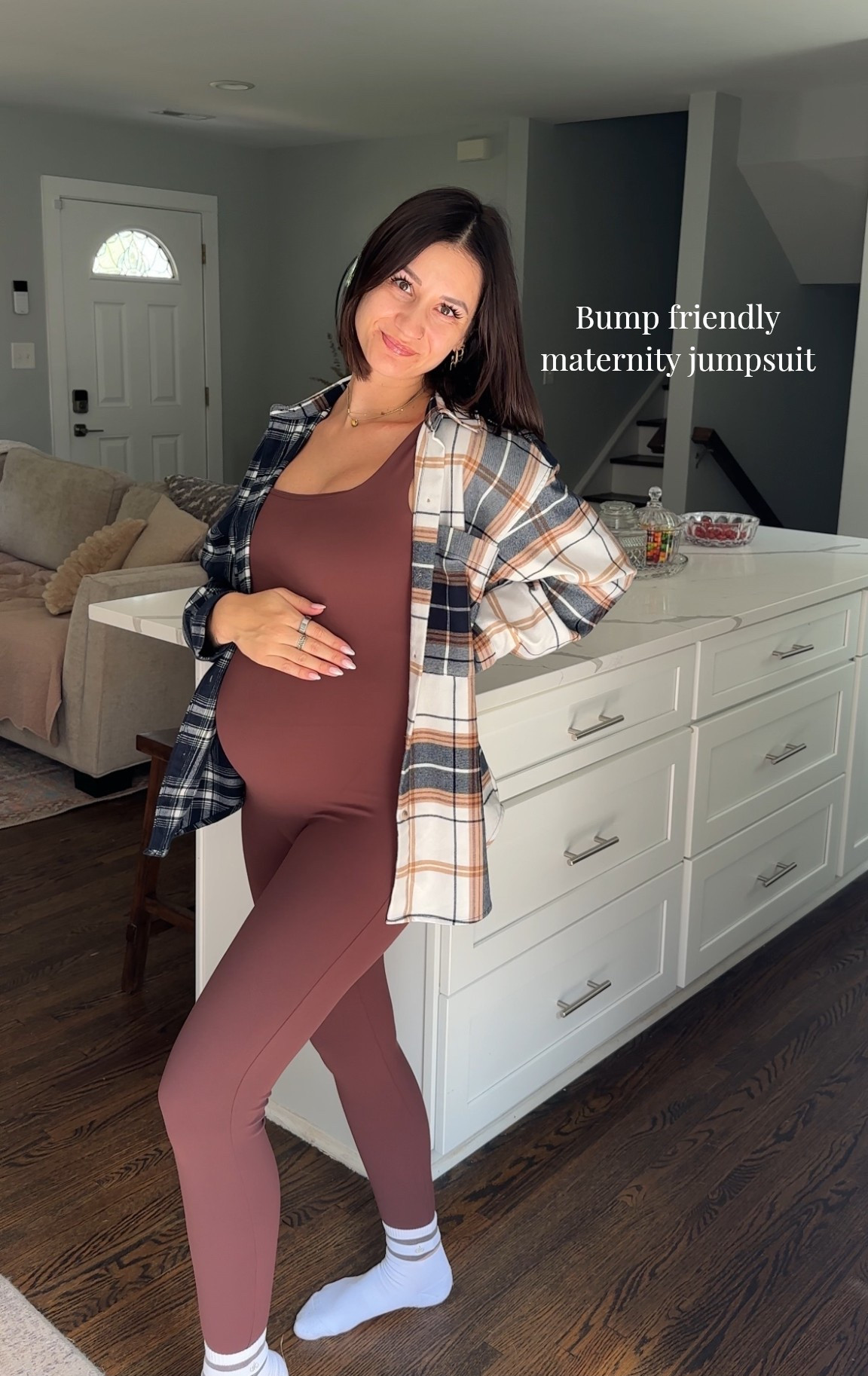 27 weeks pregnant - in my true pre-pregnancy size with plenty of room to grow🤰🏽 (size small)

#LTKActive #LTKFindsUnder50 #LTKBump