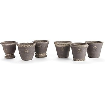 Napa Home & Garden, Wakefield Handmade MINI POTS, Set of 6 | Amazon (US)