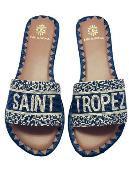 St Tropez Sandals | beach cafe