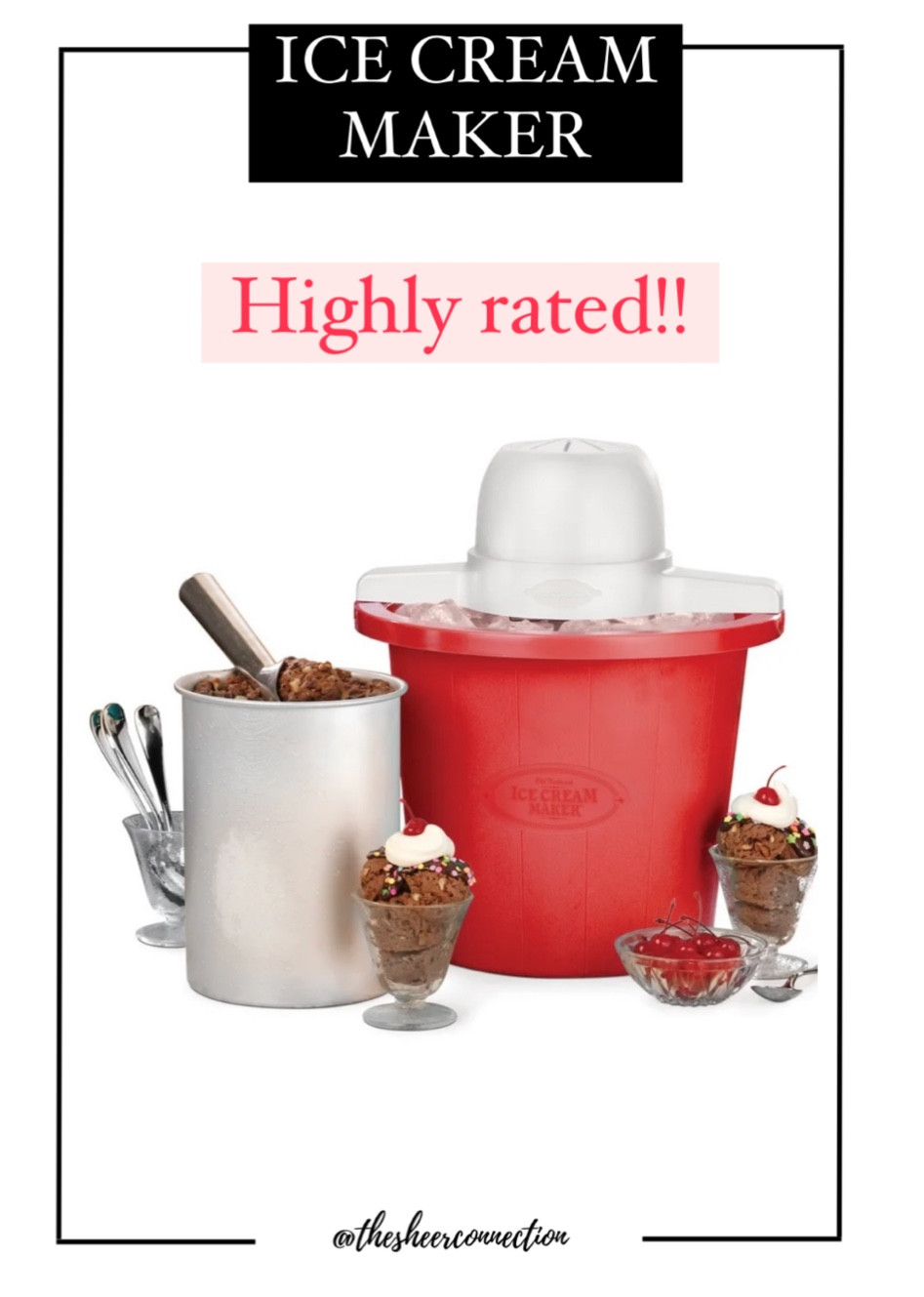 Love this ice cream maker.  So easy and works welll.  Highly recommended 


#LTKSeasonal #LTKHome #LTKSaleAlert



Ice dream maker from
Walmart @walmart 
