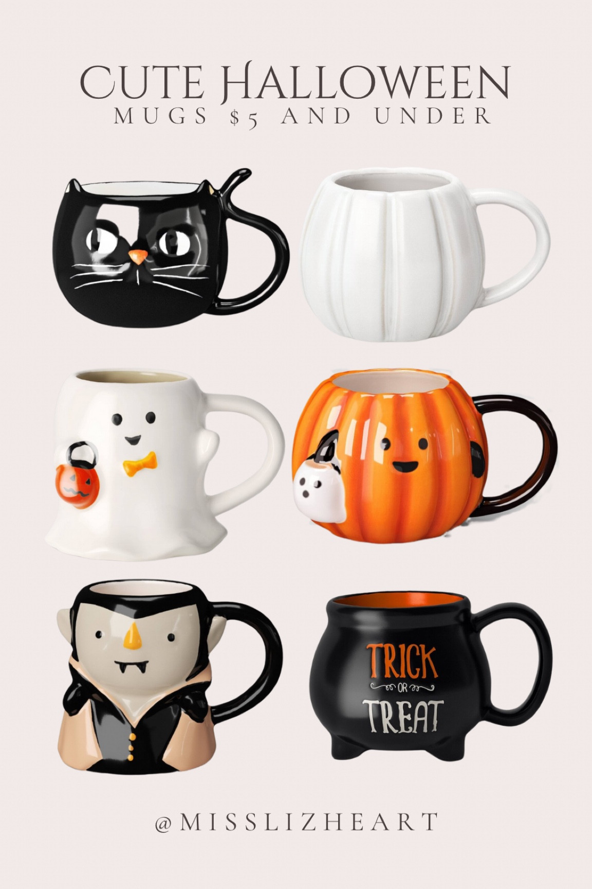 Halloween mugs only $5! 

#LTKSeasonal #LTKHome #LTKFindsUnder50