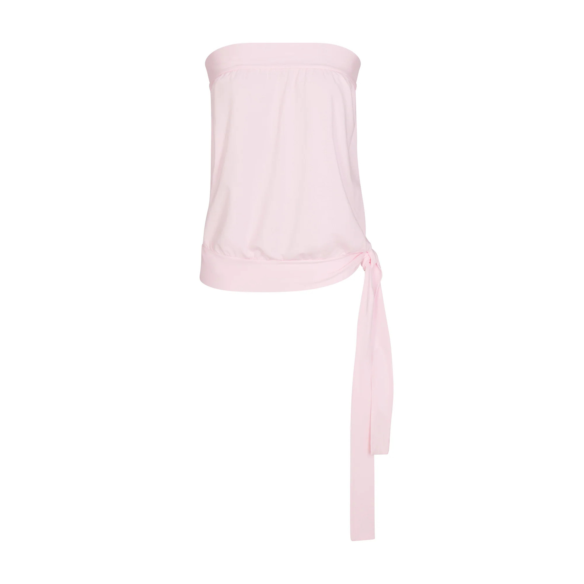 COTTON JERSEY TIE SIDE TUBE TOP | CHERRY BLOSSOM | SKIMS | SKIMS (US)