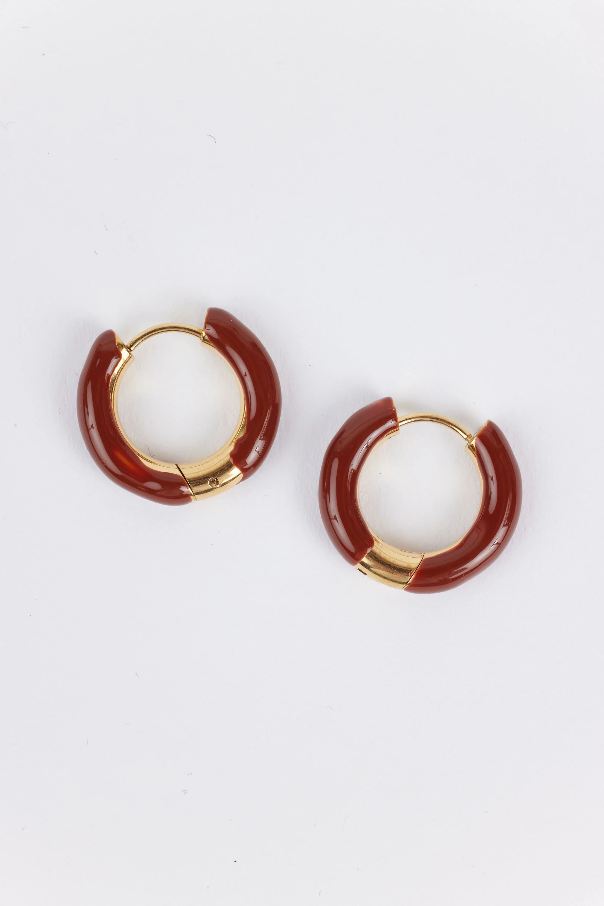 Carson Earrings- Brown | Avara