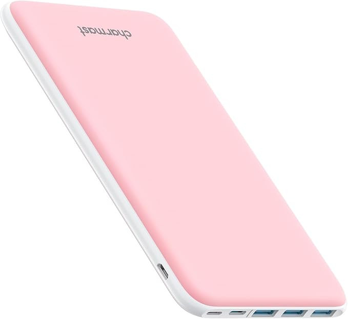 Charmast Power Bank, Ultra Slim Powerbank 26800mAh mit 4 Ausgängen & 3 Eingänge, USB C In & Out... | Amazon (DE)
