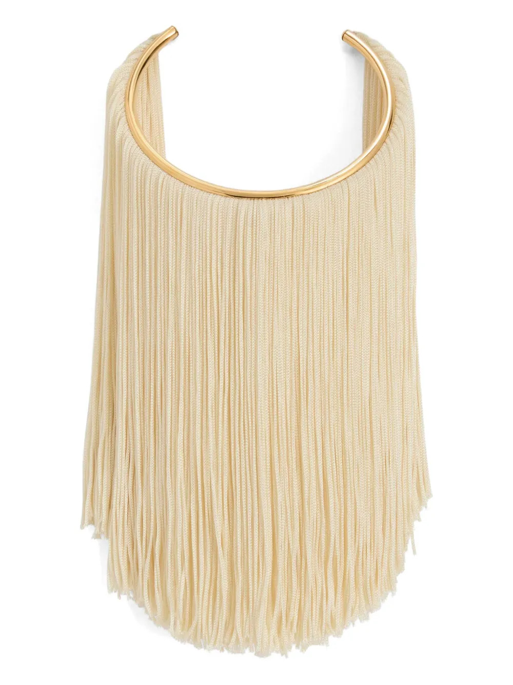 Jil Sander Fringed Necklace | Gold | FARFETCH | Farfetch Global