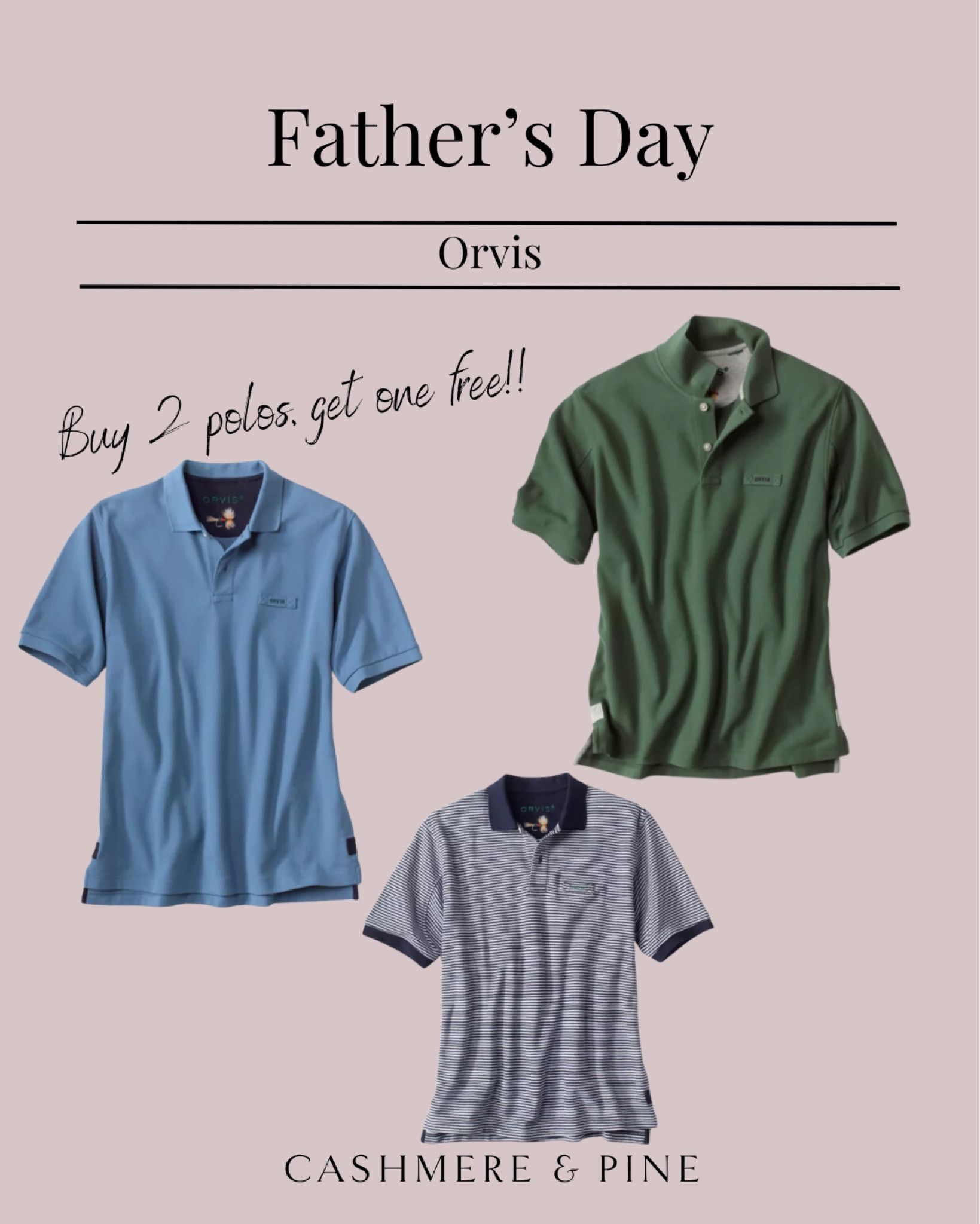Father's Day gifts!!Shop now at Orvis, buy 2 polos get 1 free!! '

#LTKSeasonal #LTKsalealert #LTKGiftGuide