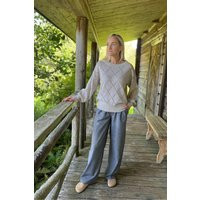 Light Brown Colour Women Pullover Sweater, Crew Neck Merino Vintage Pattern Elegant Warm Knitted Wool Lightweight | Etsy (US)